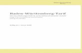 Baden-Württemberg-Tarif - vrn.de · Tarif ⫽ Baden-Württemberg-Tarif ... tungsbereich, die Sortimentsstruktur sowie die Regelungen zur Anschlussmobilität sind dem Tarif-konzept