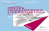 HEIDELBERGER LITERATURTAGE IM AUFBRUCH · Ganz Paris hat einen Riad in Marrakesch, Alain Delon, Isabelle Adjani, Pierre Bergé … : heidelberg. 41 ...