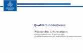 Qualitätsindikatoren - ekmed.de · Krankenhaus Barmherzige Brüder ® Geschäftsführung Klinikum Straubing 1. Hintergründe 2. Ziele der Arbeit mit Qualitätsindikatoren 3. Die