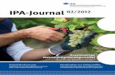 IPA-Journal 02/2012 · 3 IPA-Journal 02/2012 Editorial Aus der Prävention von arbeitsbedingten Erkrankungen und Gesundheits-gefahren ist die Toxikologie nicht mehr wegzudenken.