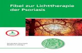 Fibel zur Lichttherapie der Psoriasis - waldmann.com · Die Leitlinie für die Therapie der Schuppenﬂ ech-te ist als Patientenversion über den Deutschen Psoriasis Bund e.V. kostenlos