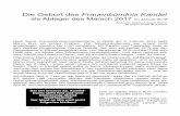 Die Geburt des Frauenbündnis Kandelka-gegen-rechts.de/wp-content/uploads/2019/02/105a_Vom_Marsch2017_zum... · Und in den Morgenstunden des 6. Februar wurde klar, dass Marco Kurz