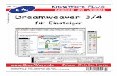 Dreamweaver für Einsteiger - download.knowware.dedownload.knowware.de/dreamweaver34.pdf · Dreamweaver Nr. 14 KnowWare PLUS Beispiele und Übungen Johann-Christian Hanke für Einsteiger