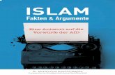 Islam - Fakten & Argumente - ahmadiyya.de · INHALTSVERZEICHNIS 4 Vorwort 5 Eine Warnung 6 Die Aufklärungsaktion der Ahmadiyya Muslim Jamaat 7 Willkür bei der Quellenauswahl und