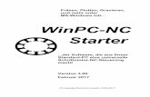 WinPC-NC Starter - lewetz.de · dard-Personal-Computer eine universelle NC-Steuerung macht und bis zu 4 Achsen ansteuern kann. WinPC-NC Starter steuert allerdings nur 3 Achsen. WinPC-NC