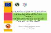 Agrarumweltprogramm für polnische Landwirtschaft und ... fileAgrarumweltprogramm für polnische Landwirtschaft und ländliche Gebiete - mit Berücksichtigung der neuen Perspektive
