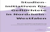 Studien- initiativen für · 6 7 Vorwort Larissa Dickhaut | Stiftung Mercator Mit großem Engagement setzen sich viele Hochschu-len in Nordrhein-Westfalen für die Belange studien-