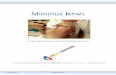 Monolux News - Münch Naturheilkunde · möchte man in der Kosmetik mit Pflegeprodukten und Makeup erreichen. Gleichmäßiger Teint, das Betonen von Strahlung auf den Wangen und ein