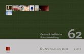 Grosse Schwäbische Kunstausstellung · Kunstkalender 2011 Grosse Schwäbische Kunstausstellung 62 BB K BERUFSVERBAND BILDENDER KÜNSTLER SCHWABEN-NORD UND AUGSBURG E.V.