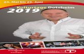 Kulturtage Dotzheim 2019 - wiesbaden.de · Foto: britta schusling Comedy mit serhat Dogan glüCKliCher türKe aus boDenhaltung serhat Dogan hat sein lück gefunden – und g zwar