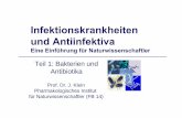 Infektionskrankheiten und Antiinfektiva - uni- .Infektionskrankheiten und Antiinfektiva Eine Einf¼hrung