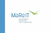 Recruiting Prozess-Consulting Active Sourcing · PDF fileSocial Media Consulting Management Beratung Recruiting Consulting MaRe IT Consulting Projekt Leitung Social Media Consulting