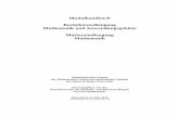 Modulhandbuch Bachelorstudiengang Mathematik und ... · PDF fileModul Computergestützte Mathematik und Numerik I Vermittlung von Fach-kenntnissen, Berufsvorbereitung Ausarbeitung