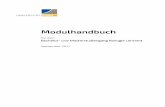 Modulhandbuch - biologie.uni-bonn.de · Die Studierenden sollen erkennen, durch welche Mechanismen und durch welche evolutive Neuentwicklungen eine zunehmende Komple¬xität im Tierreich