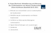 G. Rupp (Bochum): und der Lesekompetenz von Master ...homepage.rub.de/gerhard.rupp/Vortrage/LikomBielefeld_240111.pdf · 1.Bezüglich Hypothese 3 trifft die Engelskreis‐Hypothese