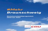 #Mehr Braunschweigcdu-braunschweig.de/wp-content/uploads/2016/07/Wahlprogramm-CDU-Brauns... · konzept schaffen 12 4. impulse fÜr eine positive stÄdtebauliche entwicklung braunschweigs