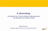 E-Branding - Universität Potsdam und Projekte... · Bindung Emotionale Bindung InteraktivitätInteraktivität Relevanter Kunden-nutzen Relevanter Kunden-nutzen Erfolgsfaktoren von