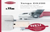 Tanga DX200 - lamello.de · Tanga DX200 Das handliche leichte Kraftpaket für die saubere Demontage von Fenstern Tanga Anwendungen Schnitt mit dem Falzanschlag NEU mm Schnitttiefe,
