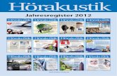 HAK Jahresregister 2012 - downloads.median-verlag.dedownloads.median-verlag.de/jahresregister/hak2012.pdf · 1/2012 1/2012 www. hoerakustik. net Hörakustik Neuronale Meisterleistung