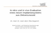 In vitro & In vivo Studie Düsseldorfnanolize.in-produktion.de/sites/...invitro_invivo_studie_duesseldorf_0.pdf · Klinik für Kiefer- und Plastische Gesichtschirurgie Material und