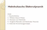 Helmholtzsche Elektrodynamik - Physik · Geschichtliche Hintergrund • 1814/1815 Wiener Kongress nach Napoleons Niederlage => Deutscher Bund • 1849 Märzrevolution, Paulskirchenverfassung,