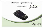 Lichtschranke - xhia.dexhia.de/wp-content/uploads/Bedienungsanleitung-jokie².pdf · Funktionsprinzip Lichtstrahl Wie beschrieben, sendet die Lichtschranke schnell aufein-anderfolgende
