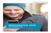 MEDIADATEN 2016 - thema.swp.de · ONLINEWERBUNG AUF SÜDWESTPRESSE.DE Online Marketing bietet lokalen Unternehmen vielfältige Chancen zur Kundenansprache, Kundenakquise und Kundenbindung.
