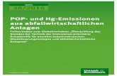 POP- und Hg-Emissionen aus abfallwirtschaftlichen Anlagen · 38/2016 . TEXTE . POP- und Hg-Emissionen aus abfallwirtschaftlichen Anlagen . Teilvorhaben zum Globalvorhaben „Überprüfung