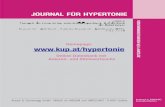 Therapie der chronischen arteriellen Hypertonie und die ... · 14 J. HYPERTON. 1/2003 auch kardiovaskul ären Tod um ein Viertel erreicht werden [15, 16]. In den WHO/ISH-Guidelines
