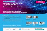 SMART, DIGITAL VERNETZT - high-tech-gruenderfonds.de · 9.30 Eröffnung und Einführung 9.35 Key-Note Neue Herausforderungen gestalten: Potentiale und Risiken der Digitalisierung