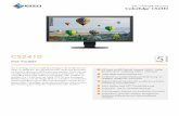 CS2410 - eizo.de · kabel HDMI - HDMI, USB-Kabel, Kurzanleitung Optionales Zubehör EIZO ScreenCleaner (Für eine ideale Reinigung ohne zu verkratzen), EX3 (Kolorimeter für die ColorEdge-