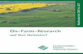 On-Farm-Research - gkb-ev.de Helmstorf-2008-2017... · On-Farm-Research auf Gut Helmstorf Abschlu ssb ericht 2007 bis 2017