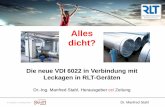 Alles dicht? - rlt-geraete.de · © Copyright cci Dialog GmbH Dr. Manfred Stahl Messung der Luft (Kapitel 8.4) Nachweisführung zum Einhalten der Anforderung der „Vergleichsluft“