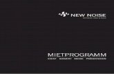 NewNoise Mietprogramm 2018 Online · PDF fileFluterscheinwerfer (Halogen) Coemar Sequenza 1 kW asymetrisch effekt-scheinwerfer Martin MAC Quantum Profile LED-Movinglight Martin MAC
