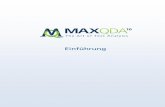 Einführung - MAXQDA · 3.2 Ein Dokument zum Bearbeiten öffnen 14 3.3 Der Umgang mit PDF-Dateien 17 3.4 Dokumente in Gruppen und Sets organisieren 19 3.5 Texte editieren und direkt