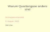 Warum Quantengase anders sind - TU Dortmundt2.physik.tu-dortmund.de/cms/de/loew/talks/quantengase_15internet.pdf · (1) Klassische Gase Luft und Wasserdampf, die Gasgleichung …
