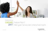 CAEASAR 2017 – Neuer Powerpoint-Master 2017 · Feature Pack 2 –CAESAR CTI für SAP Hybris Cloud for Customer ... Safari (MacBook, iPhone und iPad) Edge Chrome Firefox (Quantum)