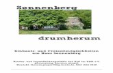 Sonnenberg · Sonnenberg drumherum -2 - Inhalt Liebe Gäste, mit dieser Broschüre möchten wir Ihnen vorstellen, welche Angebote sich in der Umgebung von Haus Sonnenberg für Gruppen