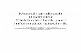 Modulhandbuch Bachelor Elektrotechnik und Informationstechnik · Seite 3 von 105 Mikro- und Halbleitertechnologie 1 5. mPL 30 4 Halbleiterbauelemente 2 5. mPL 30 3 Entwicklung Integrierter
