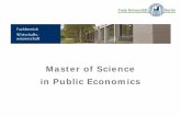 Master of Science in Public Economics - wiwiss.fu-berlin.de · Konzept. Konzipiert für leistungsstarke Studenten mit Interesse an finanzwissenschaftlichen und wirtschaftspolitischen