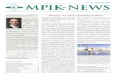 Nr. 19 – Dezember 2018 MPIK-News - mpi-hd.mpg.de · MPIK-News Nr. 19 – Dezember 2018 Liebe Mitarbeiterinnen und Mitarbeiter, Ehemalige und Freunde des MPIK, ein weiteres, dank