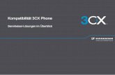 Kompatibilität 3CX Phone - assets.sennheiser.com · Für PC (SP 10 + 20), Mobiltelefon und Tablet (SP 20) Intuitive Benutzeroberfläche – Taste für Mikrofon Stummschaltung, Anrufsteuerung,