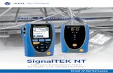SignalTEK NT - produktinfo.conrad.com · noch einen Einsatzfall auswählen, um den entsprechenden Dienst, wie VoIP, CCTV, Video oder Web-Verkehr, zu simulieren. Testen der Installation