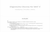 Organische Chemie für MST 2 - cpi.uni-freiburg.de · SN1-Reaktion im Detail (2) aus: Paula Bruice, Organische Chemie –Studieren kompakt, 5. Aufl, Pearson Verlag, 2010 Einflußder