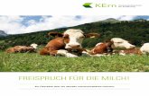 Freispruch Für die Milch! - kern.bayern.de · Freispruch Für die Milch! Ein Überblick über die aktuelle wissenschaftliche Literatur.
