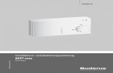 Installations- und Bedienungsanleitungdocuments.buderus.com/download/pdf/file/6720830116.pdf · Installation 6 BERT easy – 6720830116 (2015/12) 3 3.4 Bedieneinheit montieren und