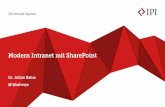 Modern Intranet mit SharePoint - ipi-gmbh.com .social network . mitarbeiter app. new work. change