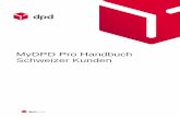 MyDPD Pro Handbuch Schweizer Kunden - dpd.com Pro... · Rufen Sie in Ihrem Webbrowser die DPD Webseite auf. Hier finden Sie im rechten, Hier finden Sie im rechten, oberen Bereich