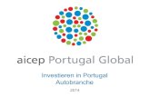 Investieren in Portugal Autobranche - portugalglobal.pt · Flexibles Arbeitsgesetz Hochqualitative Ausbildung Breite Verfügbarkeit Partnerschaften mit erstklassigen internationalen