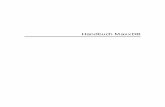 Handbuch MaxxDB - ftp-zugang.de · Inhaltsverzeichnis v Dokument neu anlegen.....71